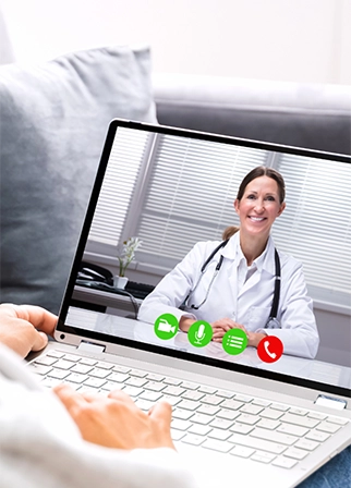 Integrating Telemedicine in Your Practice background portrait