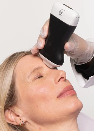 Ultrasound for Facial Aesthetics Training background portrait